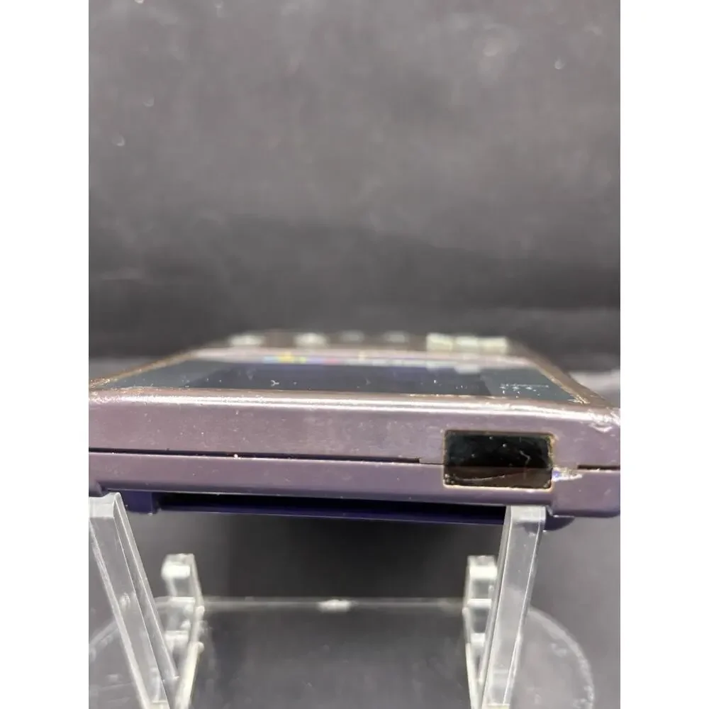 Game Boy Color CGB-001 Black Purple Back Working & Batman Forever Read